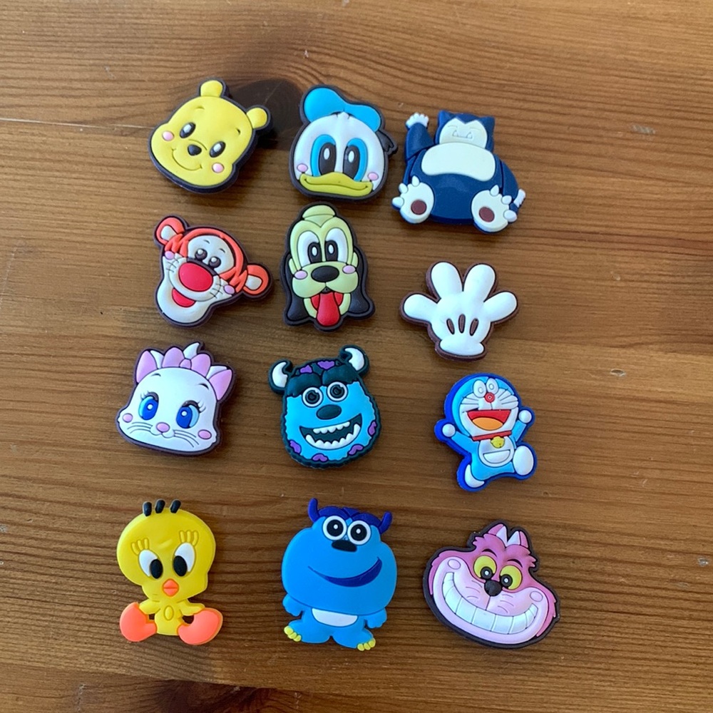 12 Assorted Jibitz/Charms for Crocs NWT